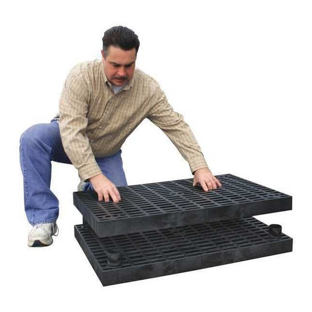 Add-A-Level Work Platform Base Unit, Stackable, Plastic A3636B