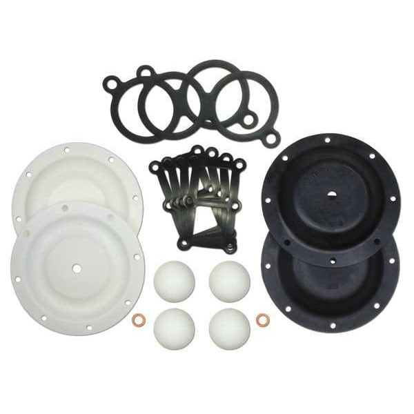Sandpiper Repair Kit,PTFE,Fluid,For 1/4 In Pump 476.117.600