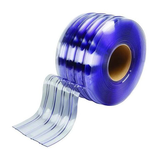Tmi Flexible Bulk Roll, Ribbed, 12in, Clear, PVC 999-00128