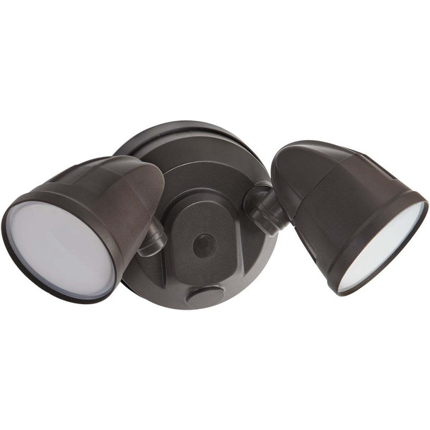 Bronze Twin Head LED Floodlight Fixture PW032B