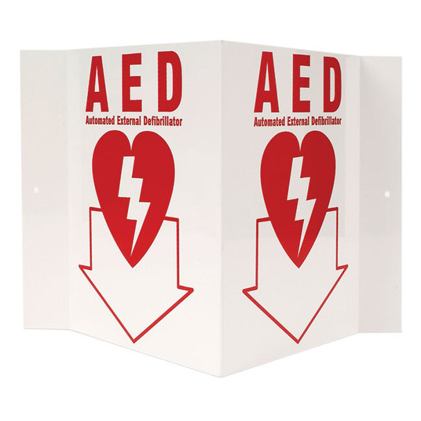 3-D AED Sign