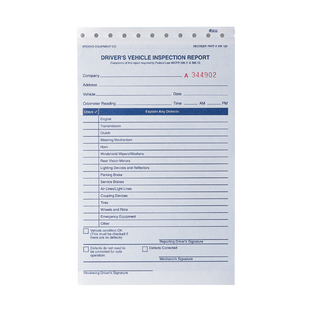 Vehicle Inspection Reports