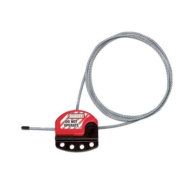 Master Lock® Adjustable 6' Cable Lockout