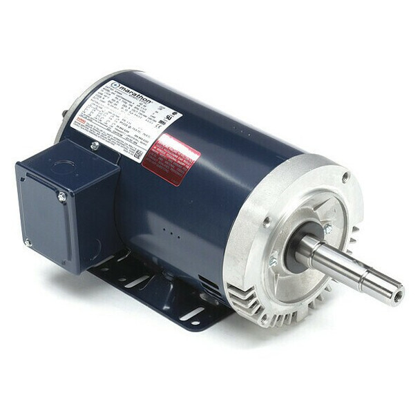 Leeson Close-Coupled Pump Motor,3-Ph,1-1/2 HP 145TTDR6034