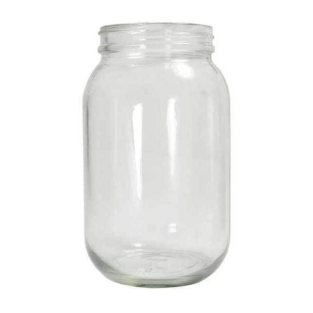 Qorpak Jar,Translucent,32 oz,Glass,180mm H,PK12 261438