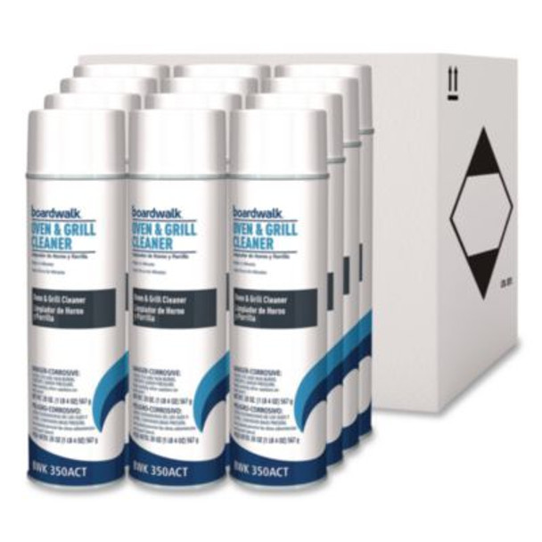 Boardwalk® Oven and Grill Cleaner, 20 oz Aerosol Spray, 12/Carton 1041287