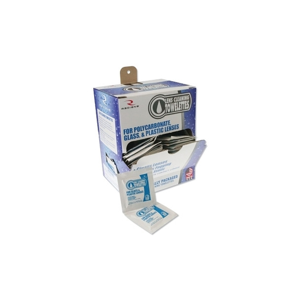 Lens Cleaning, Towelette Dispenser with Cleaning Wipe, 8.5 in x 5.5 in
