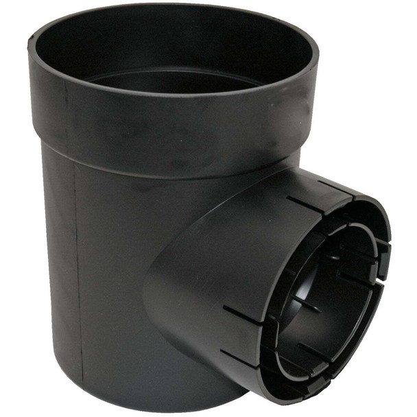 NDS 6 In. Black Spee-D Single Catch Basin Outlet 101