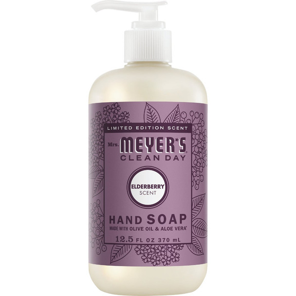 Mrs. Meyer's Clean Day 12.5 Oz. Elderberry Liquid Hand Soap 12074