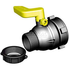 S75x6 Female Buttress x 2"" Male NPT Pipe Thread IBC Valve