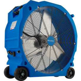 Global Industrial 28"" Blower Barrel Fan Rotomold Plastic 6000 CFM 1/3 HP 1 Phas