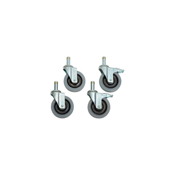 ESD Caster Set (4) Swivel (2) Brake Casters 5"" ESD  Polyurethane Set of (4) 120