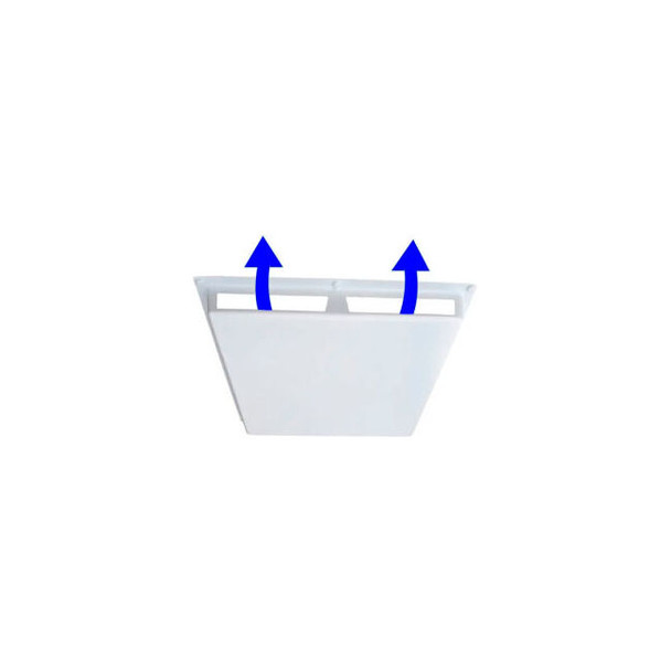 Elima-Draft ELMDFTCOM1DEF3457 Commercial Air Deflector Vent Cover for 24"" x 24"