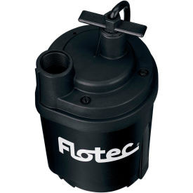 Flotec Submersible Water Removal Utility Pump 1/4 HP 1600 GPH