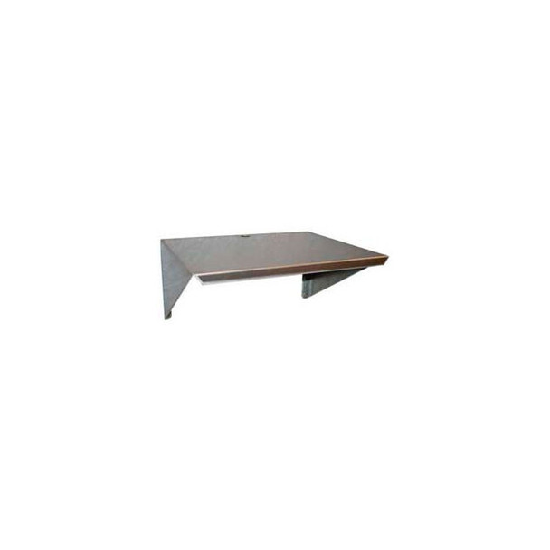 Prairie View WM181224 Aluminum Microwave Wall Mount Shelf 18""W x 12""H x 24""L