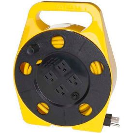 BAYCO Quad Tap Extension Cord - 25' 16/3 on Reel