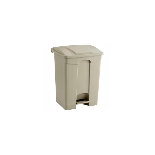 Safco Plastic Step-On Receptacle 17 Gallon Beige - 9922TN