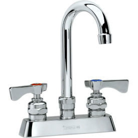 Krowne 15-301L - Royal Series 4"" Center Deck Mount Faucet 6"" Gooseneck Spout