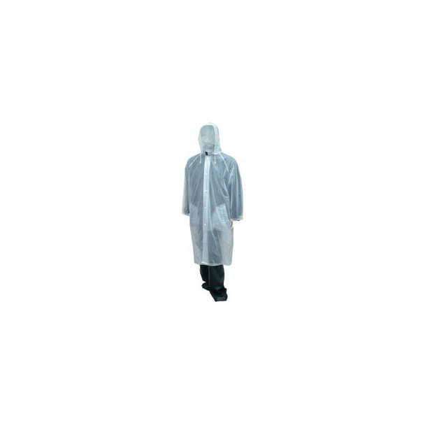 Tingley C61210 Tuff-Enuff Coat Clear 48"" Detachable Hood 2XL