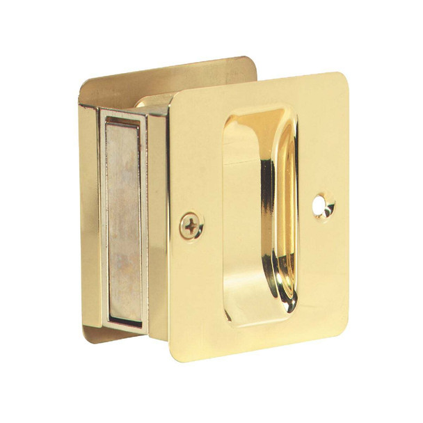 Schlage Passage Polished Brass Pocket Door Pull SC990B-605
