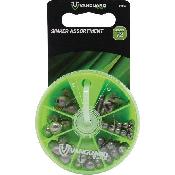 Vanguard 72-Piece Sinker Kit Assortment V1001