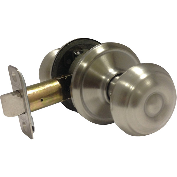 Schlage Georgian Satin Nickel Hall & Closet Door Knob F10GEO619