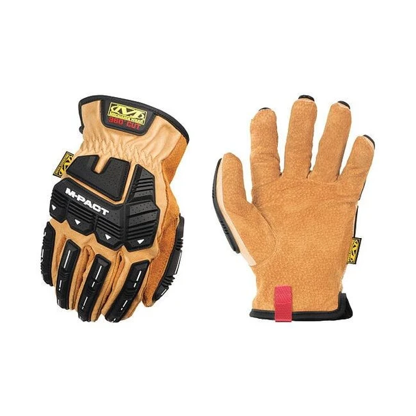 LDMP-C75 Mechanics Gloves, Leather Palm, Tan Pigskin Back, 10, Tan