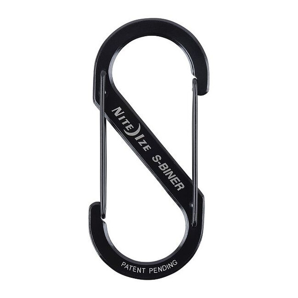 Nite Ize Double Gated Carabiner,4-3/8 In.,Black SB5-03-01