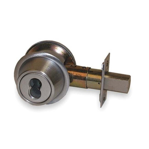 Falcon Deadbolt,HD,Satin Chrome,SFIC Not Incl. D141B 626