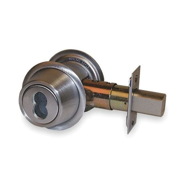 Falcon Deadbolt,HD,Satin Chrome,SFIC Not Incl. D131B 626