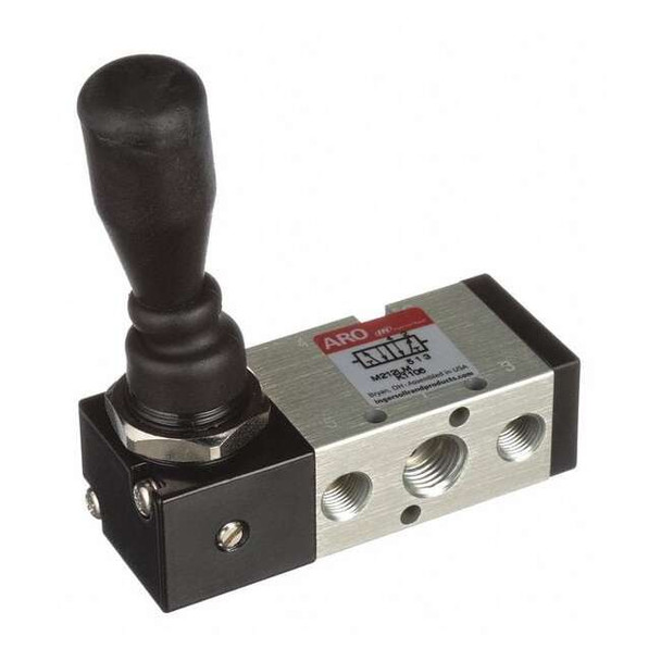 Aro Manual Air Control Valve,4-Way,1/4in NPT M212LM
