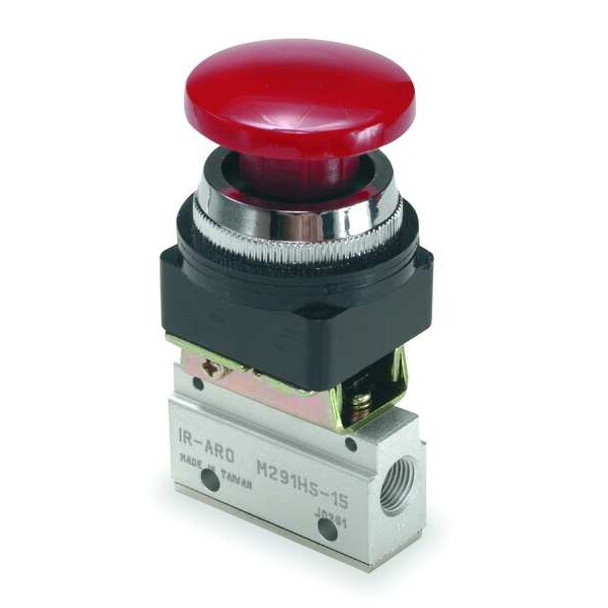 Aro Manual Air Control Valve,3-Way,1/8in NPT M291HS-10