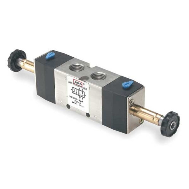 Aro Solenoid Air Control Valve,1/4 In,4-Way M212SD-000-N