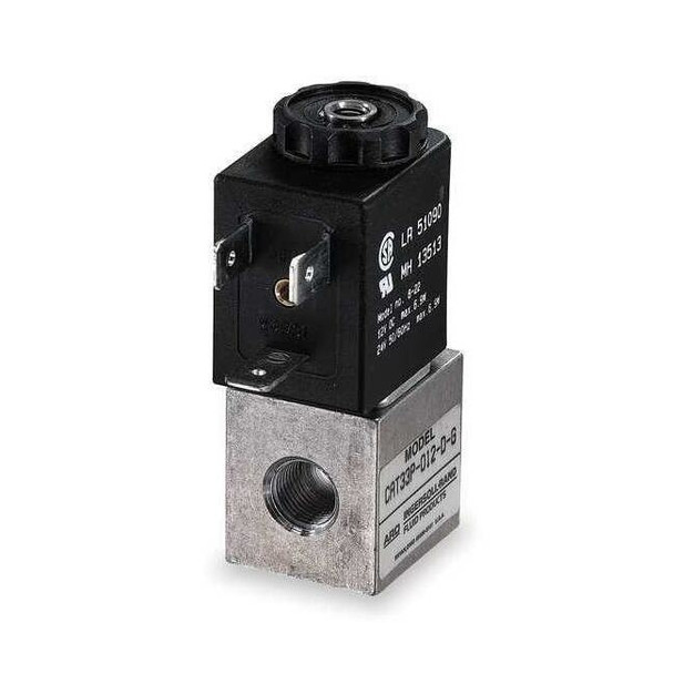 Aro Solenoid Air Control Valve,1/8 In,12VDC CAT33P-012-D