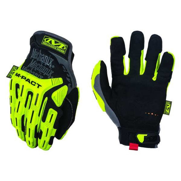 Mechanix Wear Mechanics Gloves,Yellow,10,PR SMP-C91-010
