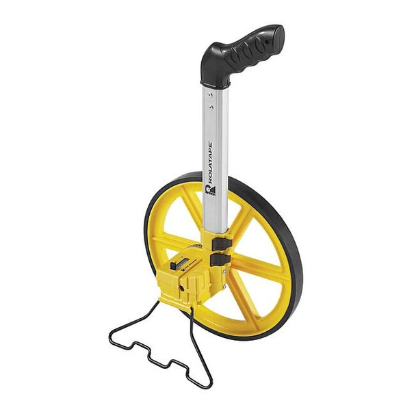 Rolatape Measuring Wheel,Single,2.5 ft.,Yellow RT300