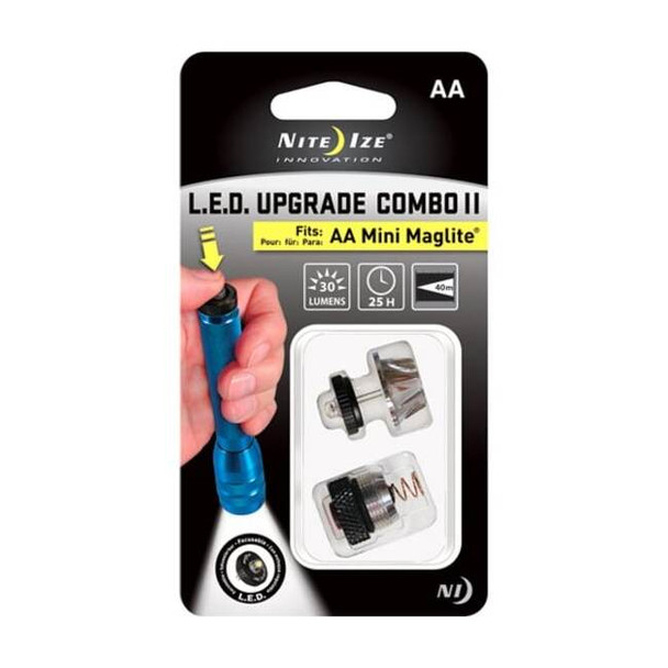 Nite Ize LED Upgrade Kit for use with AA Mini MagLite Flashlight LUC2-07