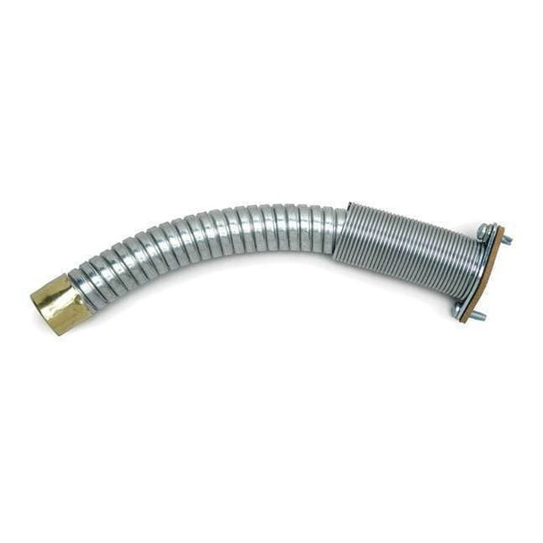 Justrite Flexible Spout, Steel, Silver, 1 in Dia. 11077