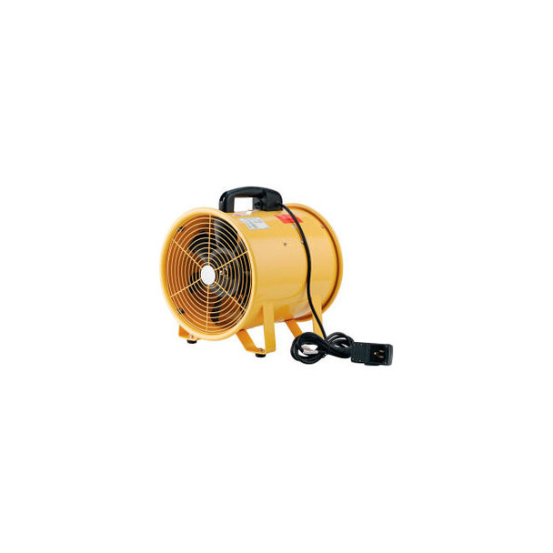 Global Industrial 12"" Confined Space Blower Fan 2 Speed 1640 CFM 3/8 HP