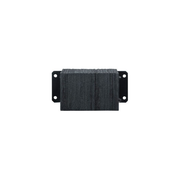 Global lndustrial Heavy Duty Dock Bumper Rectangular 20Wx10H Black
