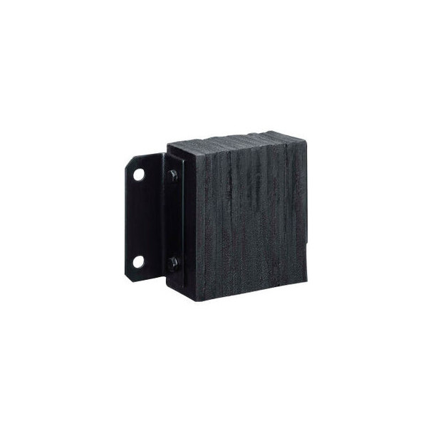 Global lndustrial P1 Heavy Duty Dock Bumper Rectangular 14Wx9.5H Black