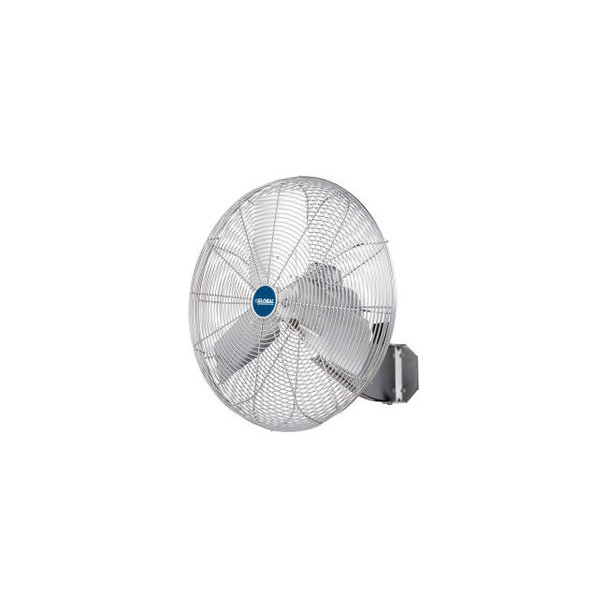 Global Industrial 24"" Washdown Wall Mount Fan 1 Speed 7200 CFM 1/3 HP Single Ph