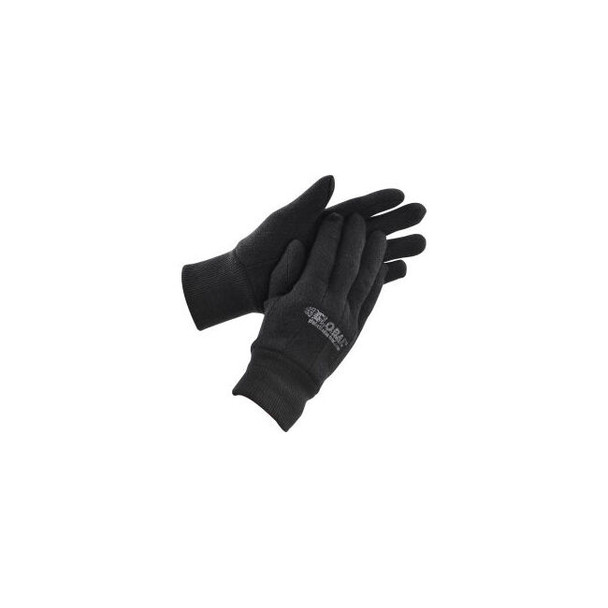 Global Industrial Cotton Jersey Gloves Brown Ladies' 12 Pairs