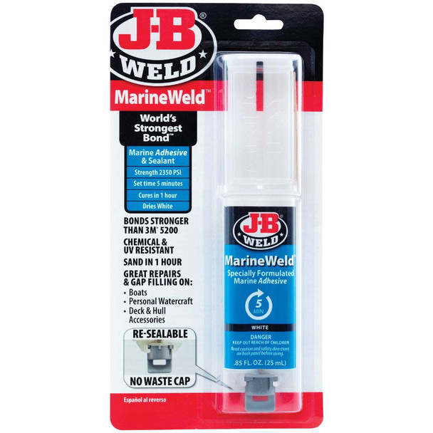 J-B Weld 0.85 Oz. MarineWeld Epoxy, Syringe 50172