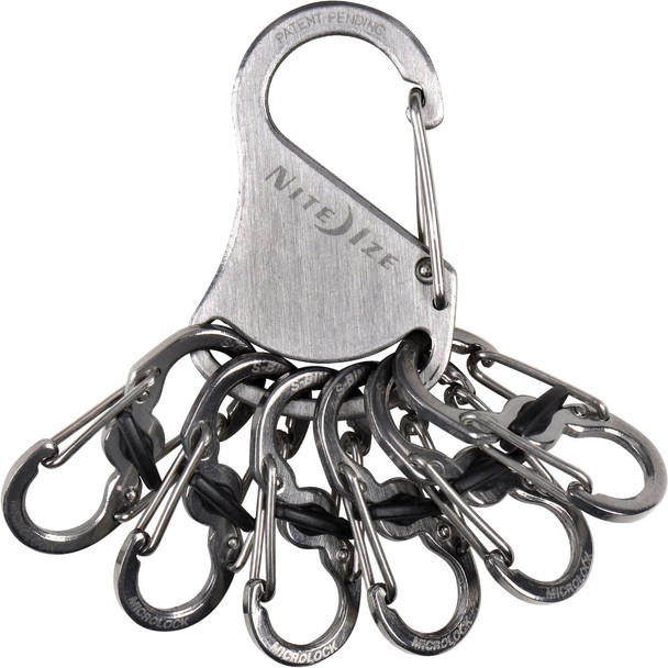 Nite Ize KeyRack Locker Stainless Steel Key Chain KLK-11-R3