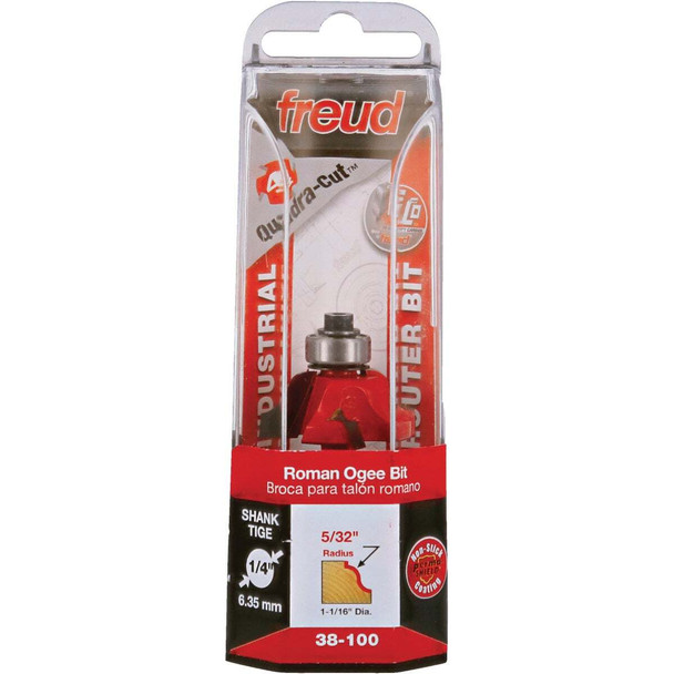 Freud 1-1/16 In. Quadra-Cut Roman Ogee Router Bit 38-100