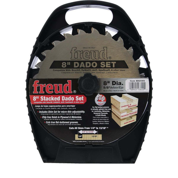 Freud 8 In. Pro Dado Circular Saw Blade Set SD208S