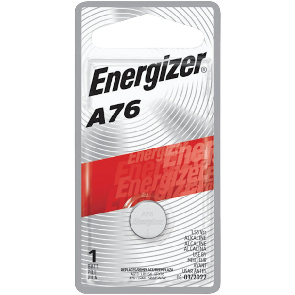 Energizer A76 Alkaline Button Battery A76BPZ