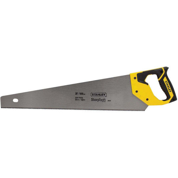 Stanley 20 In. L. Blade 12 PPI Comfort Grip Handle Hand Saw 20-527