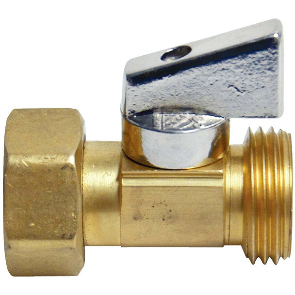 Danco 3/4 In. MGH X 3/4 In. FSGH Brass Heavy Duty Ball Valve 59216